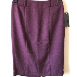 Burgundy Pencil Skirt